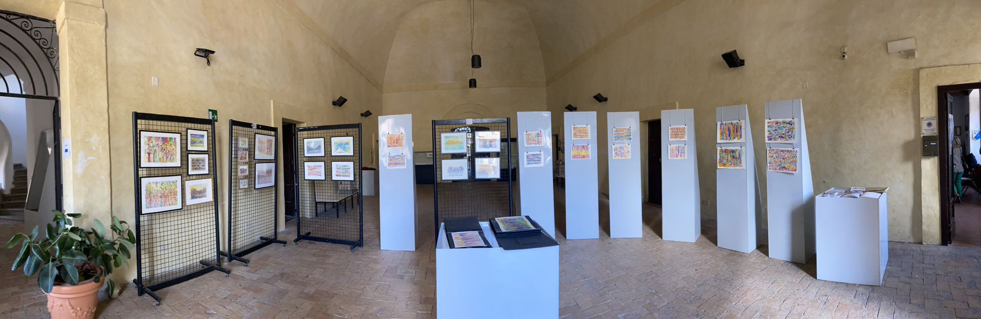 Gli acquerelli di Susanna Persichilli nel Palazzo Camerale di Allumiere